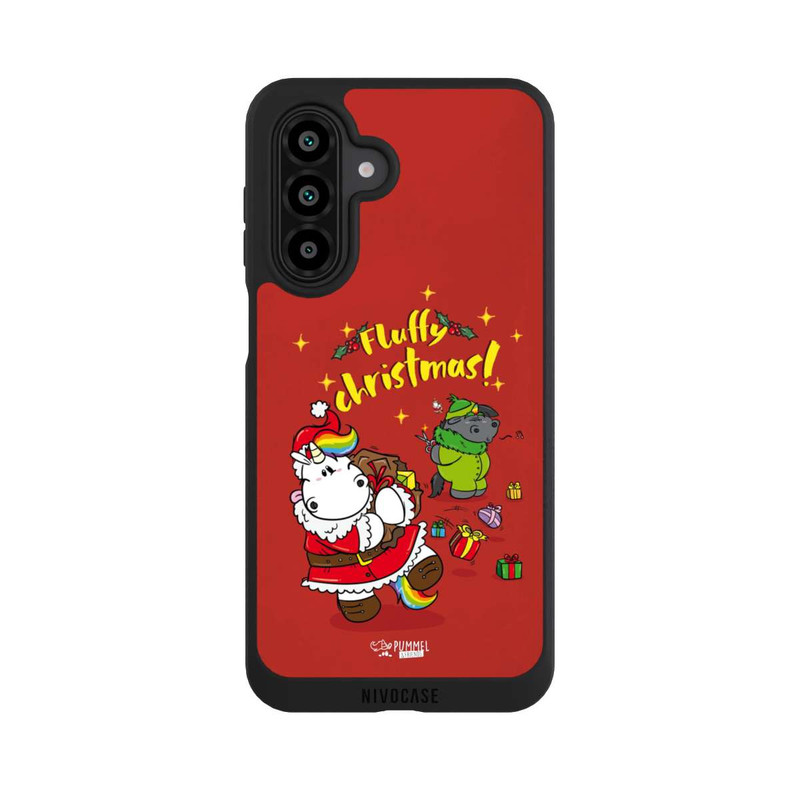 Galaxy A17 5G NIVOpure Pummeleinhorn Fluffy Christmas Rouge