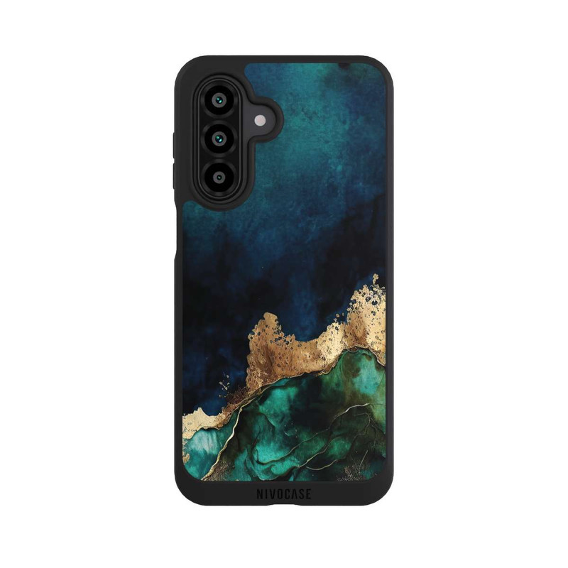 Galaxy A17 5G NIVOpure Bleu pétrole avec or