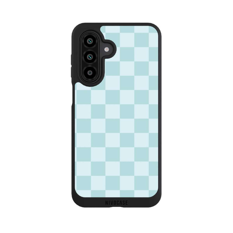 Galaxy A17 5G NIVOpure Checkerboard light blue