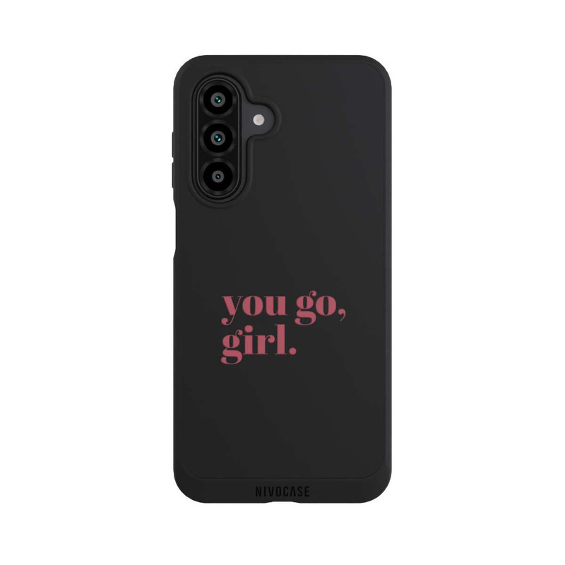 Galaxy A17 5G NIVOpure You Go Girl Rosa Transparent