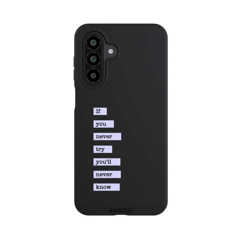 Galaxy A17 5G NIVOpure If You Try Blue Transparent