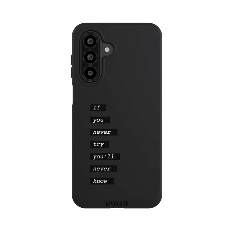 Galaxy A17 5G NIVOpure If You Try Black Transparent
