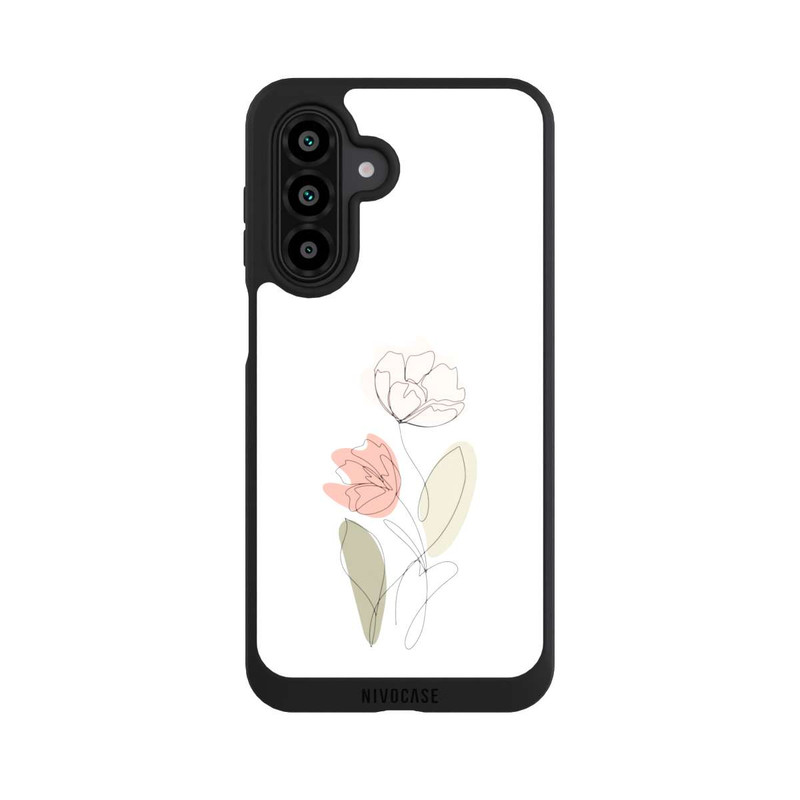 Galaxy A17 5G NIVOpure Dessin Au Trait Fleur Vert