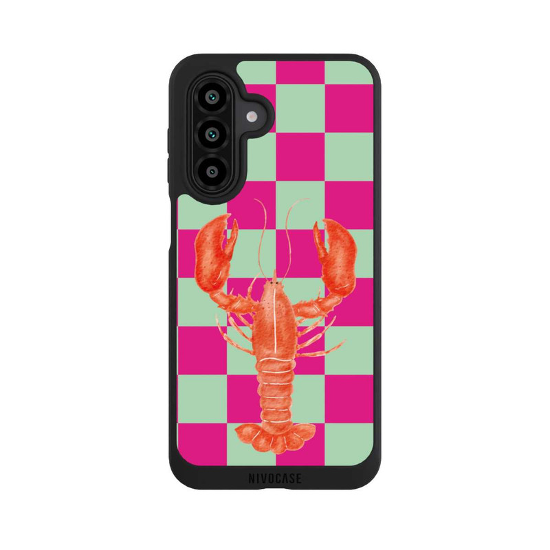 Galaxy A17 5G NIVOpure Pink Checkers Lobster