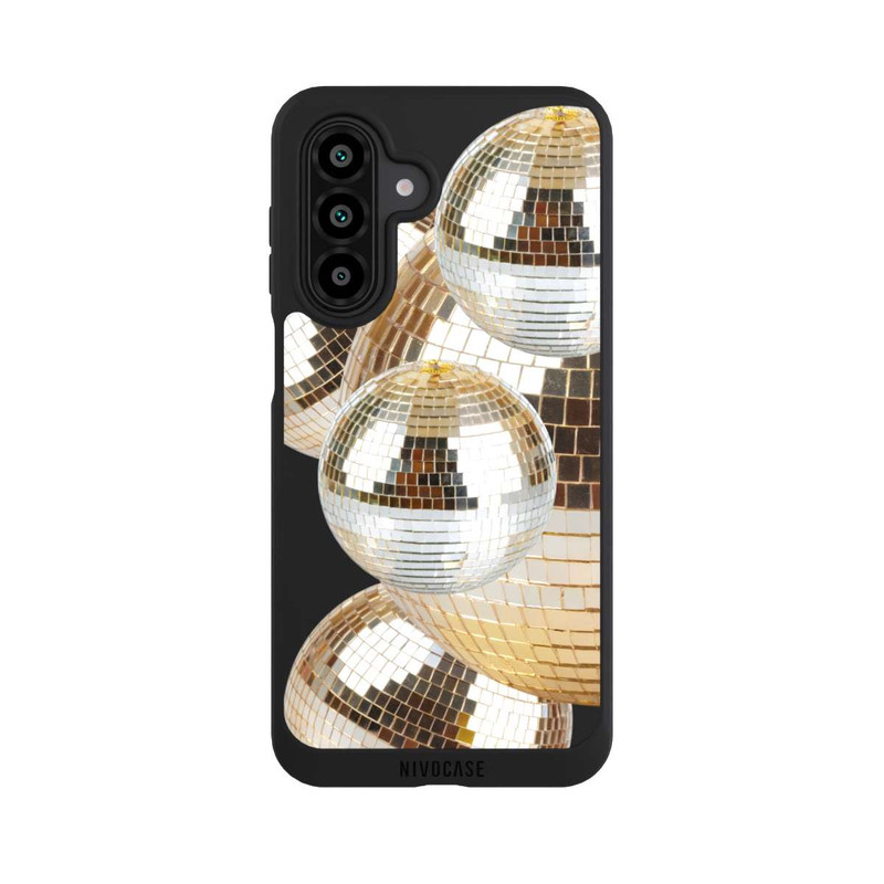Galaxy A17 5G NIVOpure Disco Ball Party Gold Transparent with AI