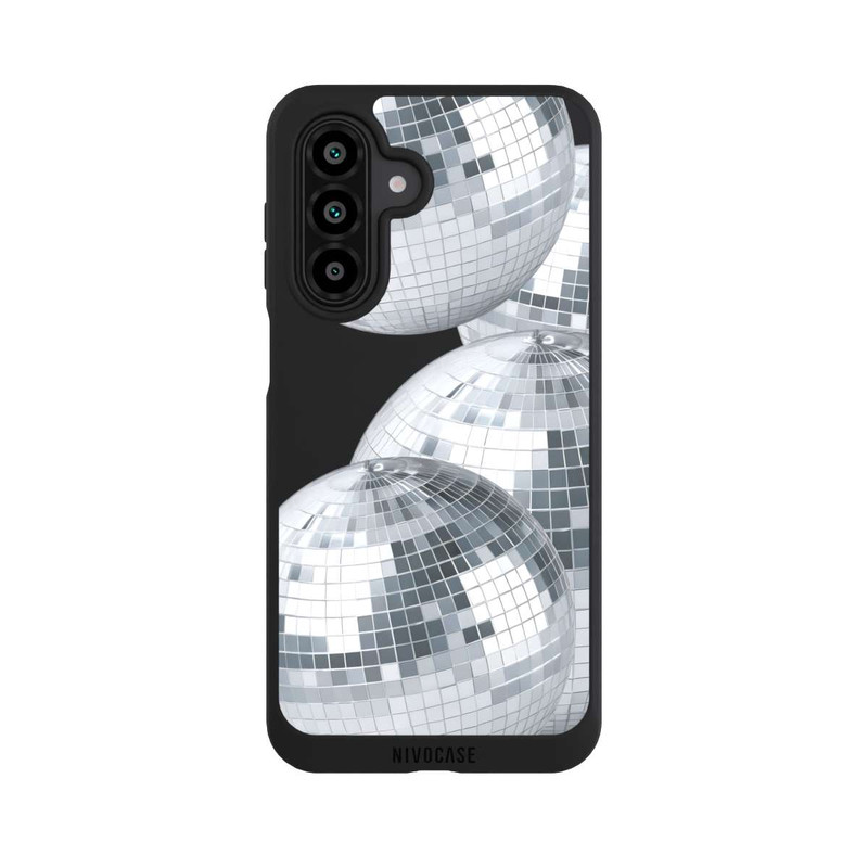 Galaxy A17 5G NIVOpure Disco Ball Party Silver Transparent with AI