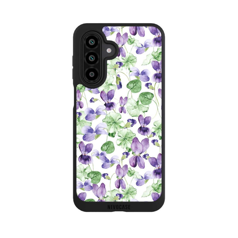 Galaxy A17 5G NIVOpure Purple Wildflowers Pattern Watercolor