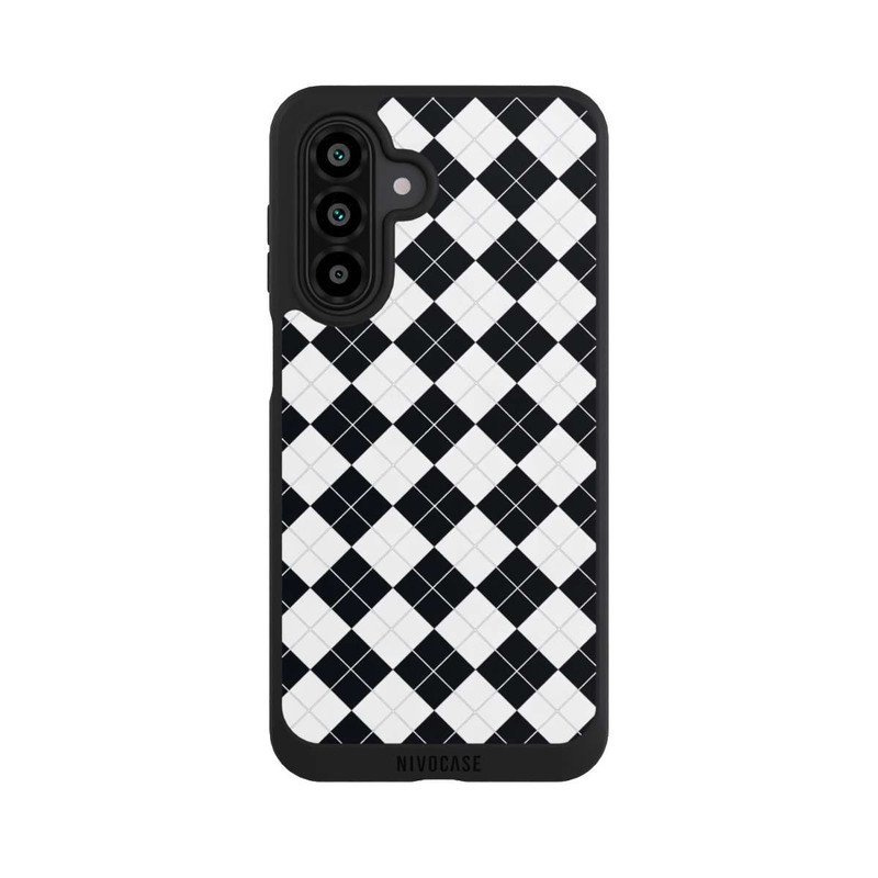 Galaxy A17 5G NIVOpure Poloshirt Karo Look