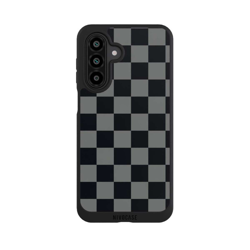 Galaxy A17 5G NIVOpure Checked Pattern Black Grey