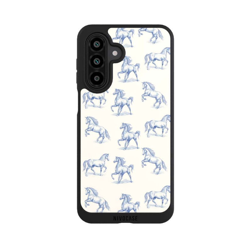 Galaxy A17 5G NIVOpure Horses Pattern Toile de Jouy avec IA
