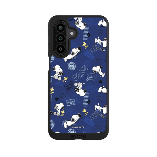 Samsung Galaxy A17 5G NIVOpure Peanuts Travel Stamps Pattern Blue