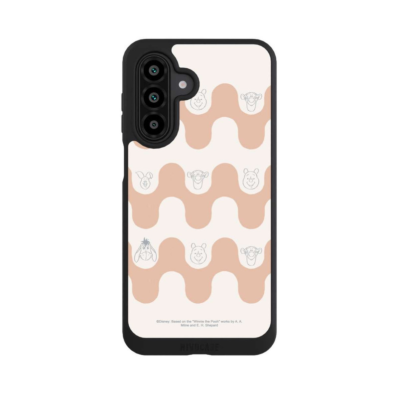 Galaxy A17 5G NIVOpure Winnie l'Ourson et ses Amis Motif Vagues Bohèmes
