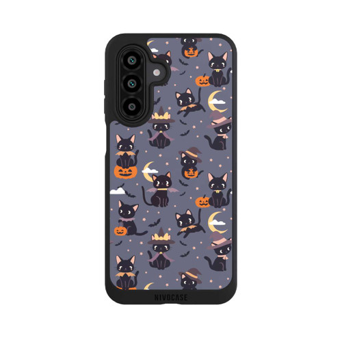 Samsung Galaxy A17 5G NIVOpure Cute Halloween Witch Cats and Pumpkins