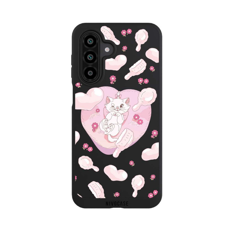 Galaxy A17 5G NIVOpure Aristochats Marie Cœurs Rose Transparent