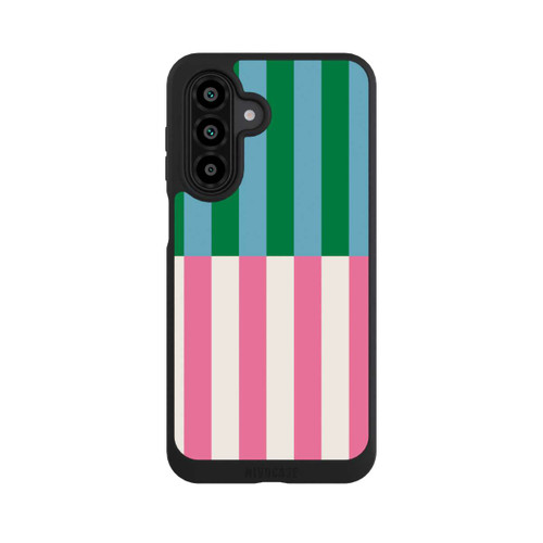 Samsung Galaxy A17 5G NIVOpure Motif Rayé Vert Rose