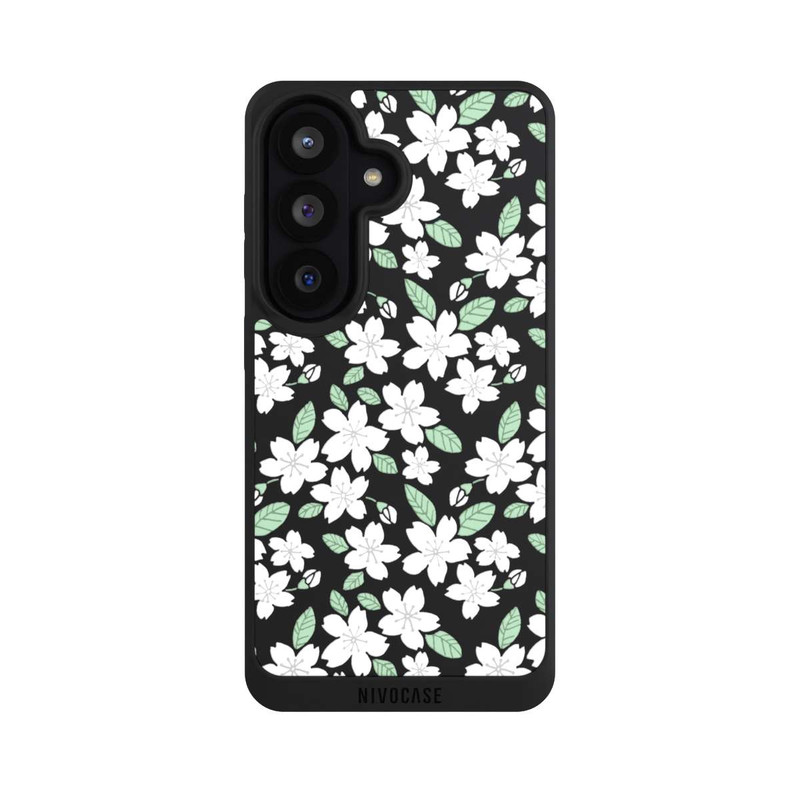 Galaxy S26 NIVOpure White Flowers transparent