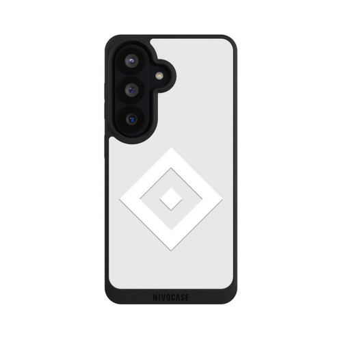 Samsung Galaxy S26 NIVOpure Rauten Logo auf HSV Grau
