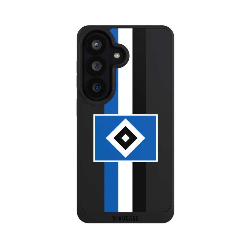 Galaxy S26 NIVOpure HSV Streifen - Blau-Weiß-Schwarz - ohne Hintergrund