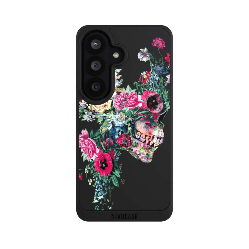 Galaxy S26 NIVOpure Flower Skull transparent