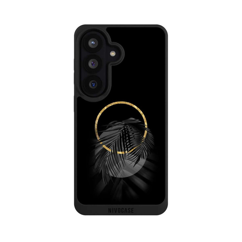 Galaxy S26 NIVOpure tropische Blätter schwarz