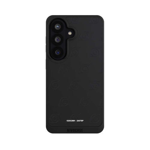Samsung Galaxy S26 NIVOpure Schwarzes Konoha-Muster Transparent