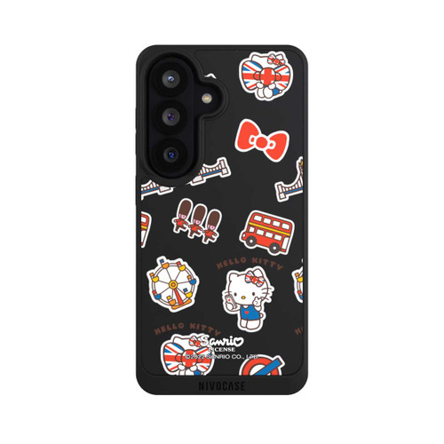 Samsung Galaxy S26 NIVOpure Hello Kitty Londoner Abzeichen Transparent