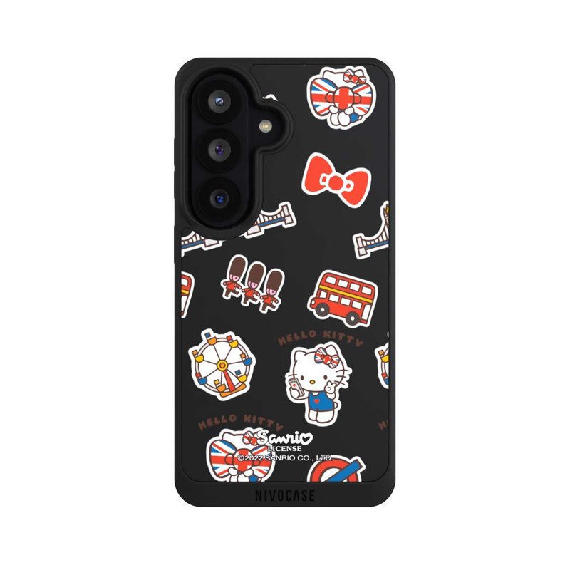 Galaxy S26 NIVOpure Hello Kitty Londoner Abzeichen Transparent