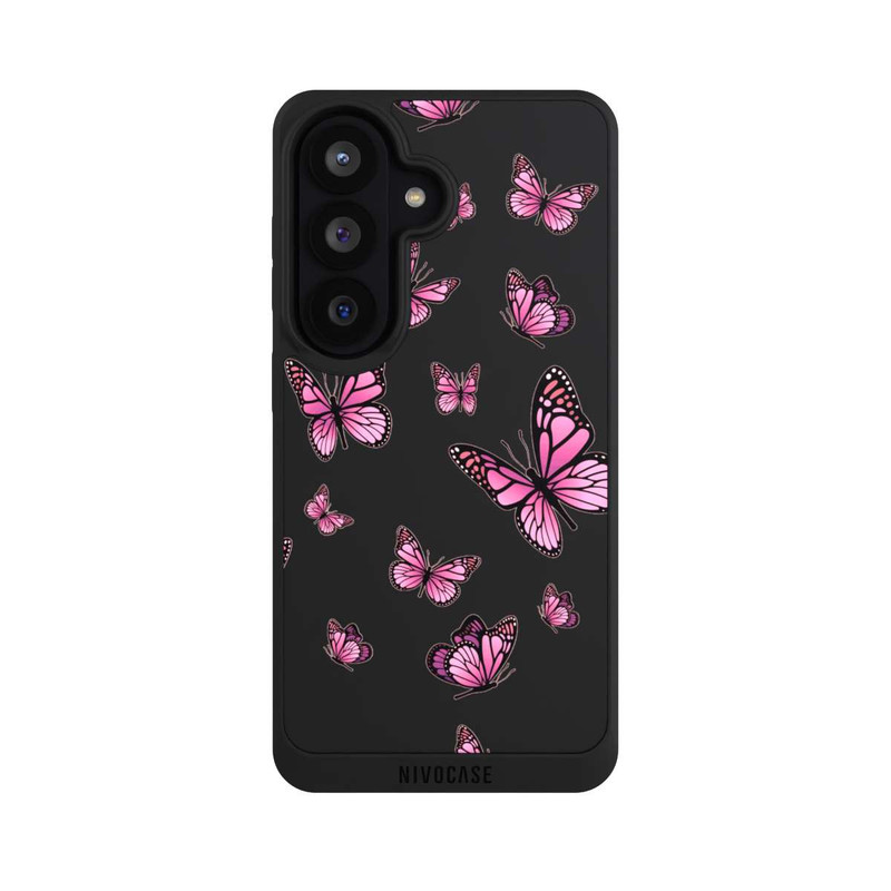 Galaxy S26 NIVOpure Schmetterlinge pink