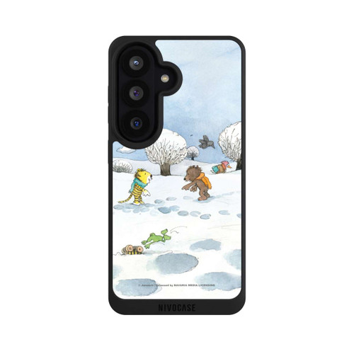 Samsung Galaxy S26 NIVOpure Kleiner Bär und kleiner Tiger im Schnee