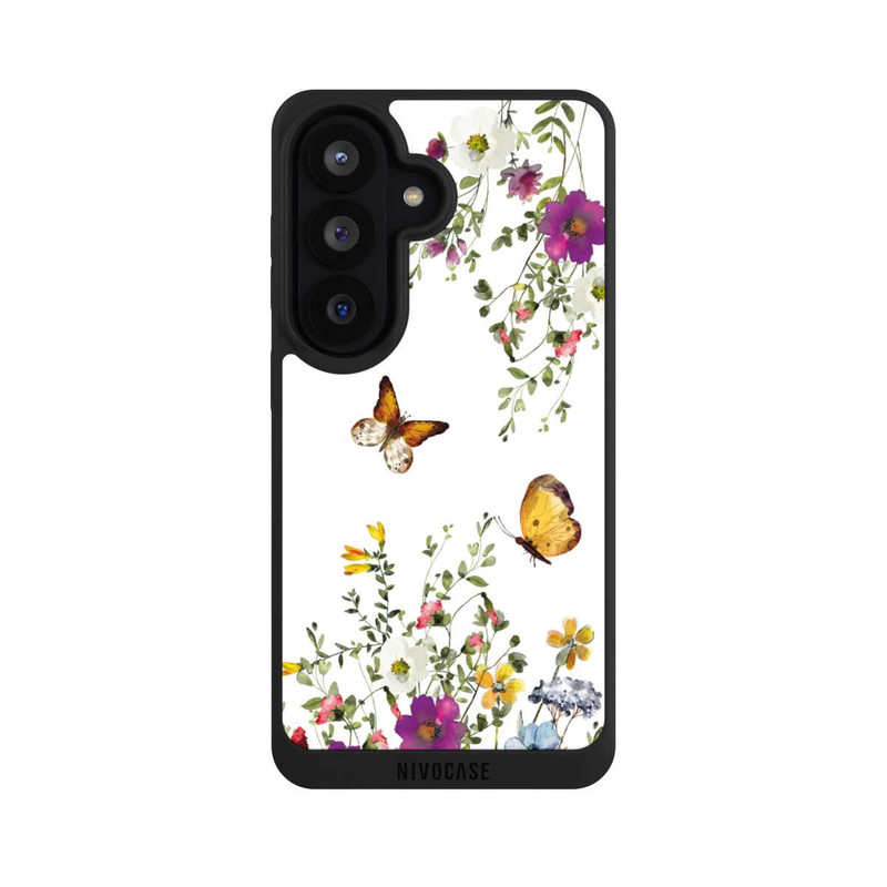 Galaxy S26 NIVOpure Papillons et fleurs colorées