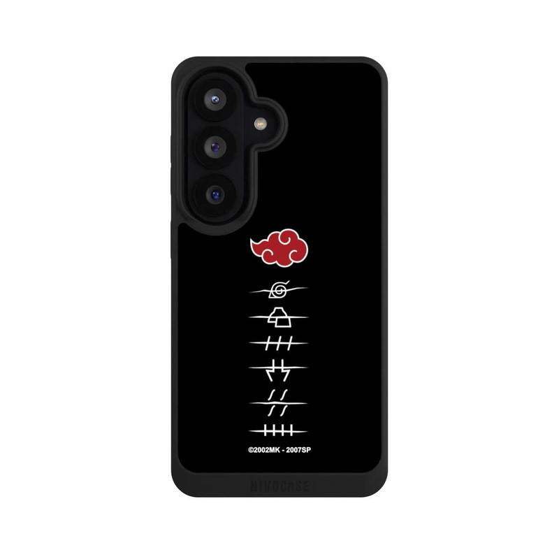 Galaxy S26 NIVOpure Symboles des membres de l'Akatsuki noirs