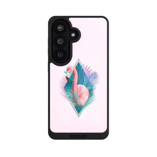 Samsung Galaxy S26 NIVOpure Tropical Leaves Flamingo