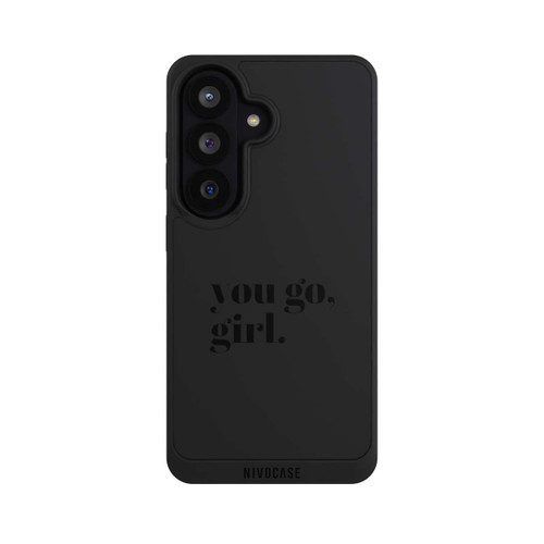 Samsung Galaxy S26 NIVOpure You Go Girl Schwarz Transparent