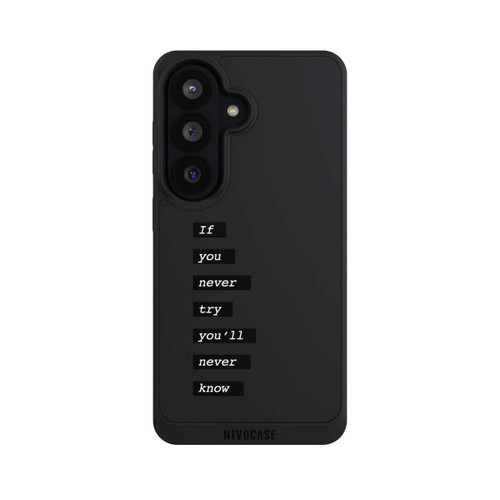 Samsung Galaxy S26 NIVOpure If You Try Black Transparent