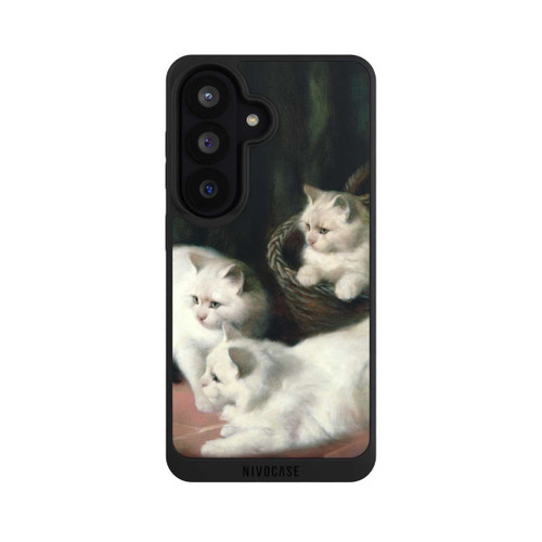 Samsung Galaxy S26 NIVOpure Three White Angora Kittens