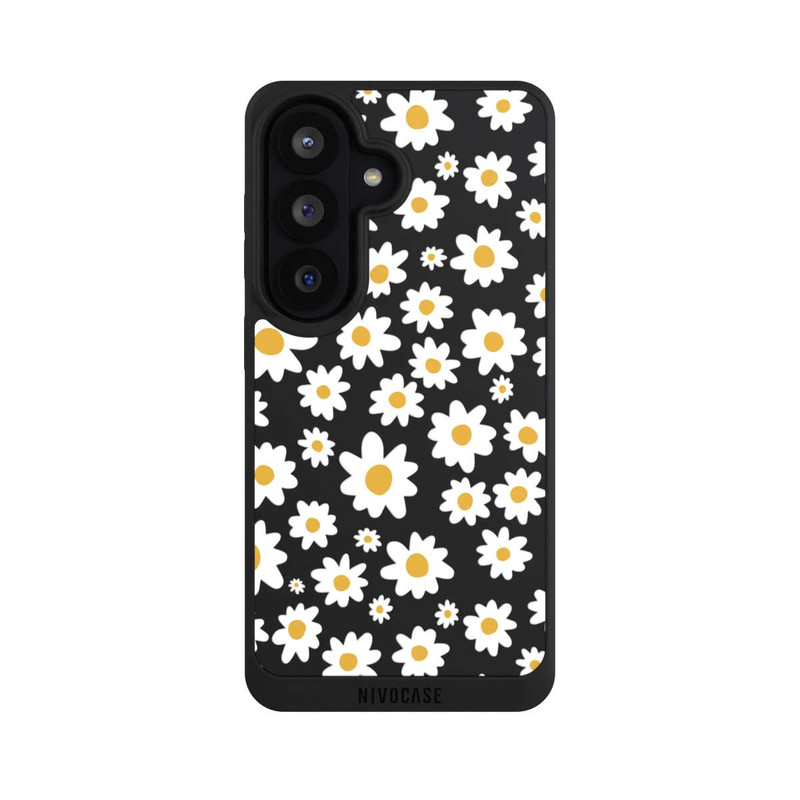 Galaxy S26 NIVOpure Daisy Flower Seamless Pattern Transparent