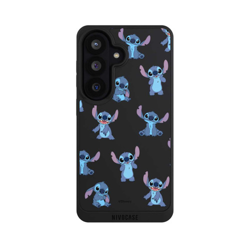 Samsung Galaxy S26 NIVOpure Stitch Faces Pattern Transparent