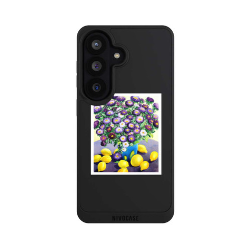 Samsung Galaxy S26 NIVOpure Purple Asters and Lemons by Christopher Ryland