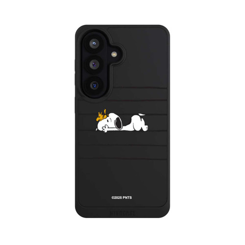 Samsung Galaxy S26 NIVOpure Snoopy Woodstock Streifen Peanuts Transparent