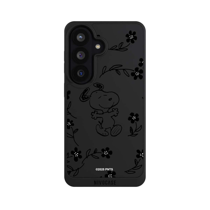 Galaxy S26 NIVOpure Snoopy und Flowers Transparent