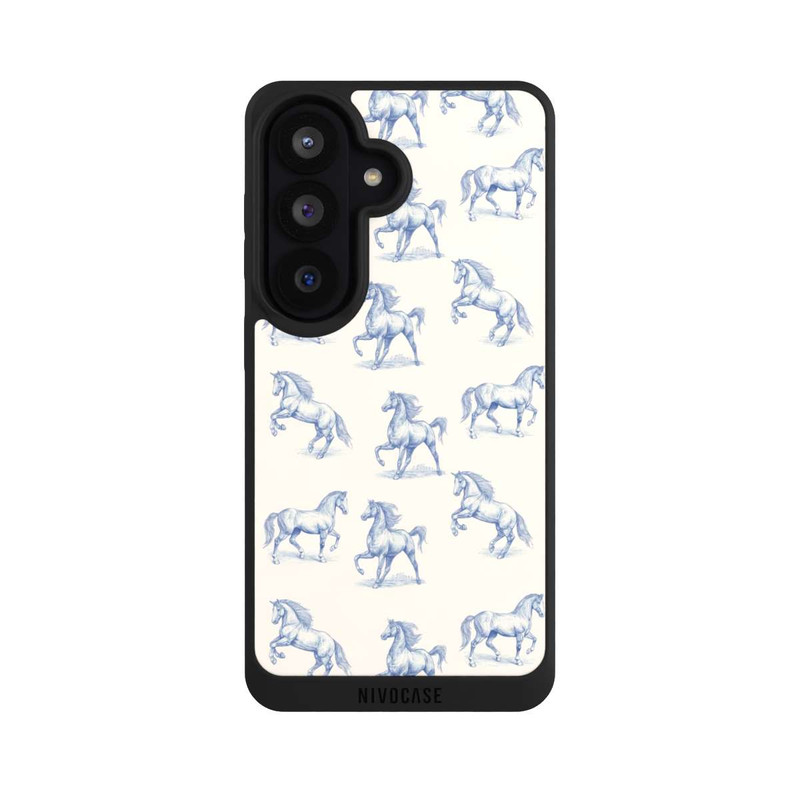 Galaxy S26 NIVOpure Horses Pattern Toile de Jouy with AI