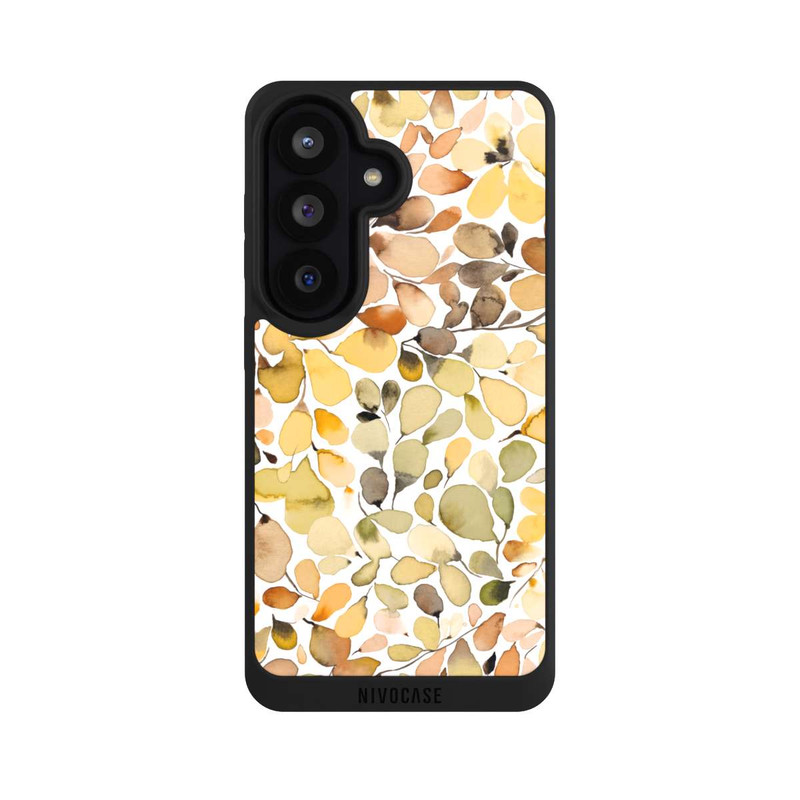 Galaxy S26 NIVOpure Eukalyptus Aquarellblätter Braun Herbst