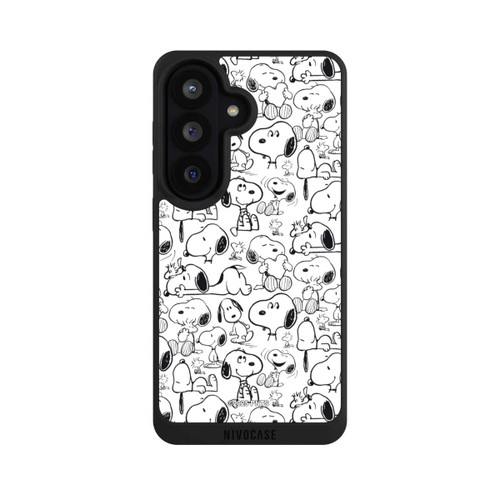 Samsung Galaxy S26 NIVOpure Classic Snoopy Pattern White