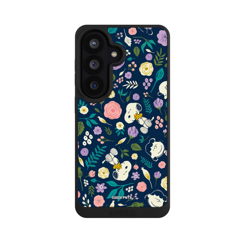 Galaxy S26 NIVOpure Peanuts Dark Flower Pattern