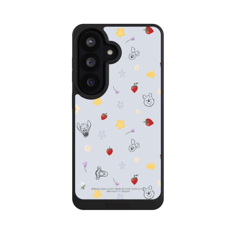 Galaxy S26 NIVOpure Winnie Puuh und Freunde Erdbeer Muster Blau