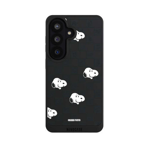 Samsung Galaxy S26 NIVOpure Snoopy Checked Pattern