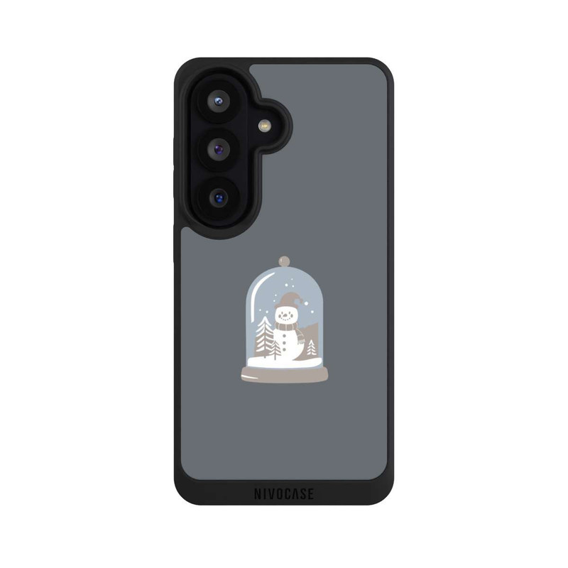 Galaxy S26 NIVOpure Minimalistische Schneekugel mit Schneemann