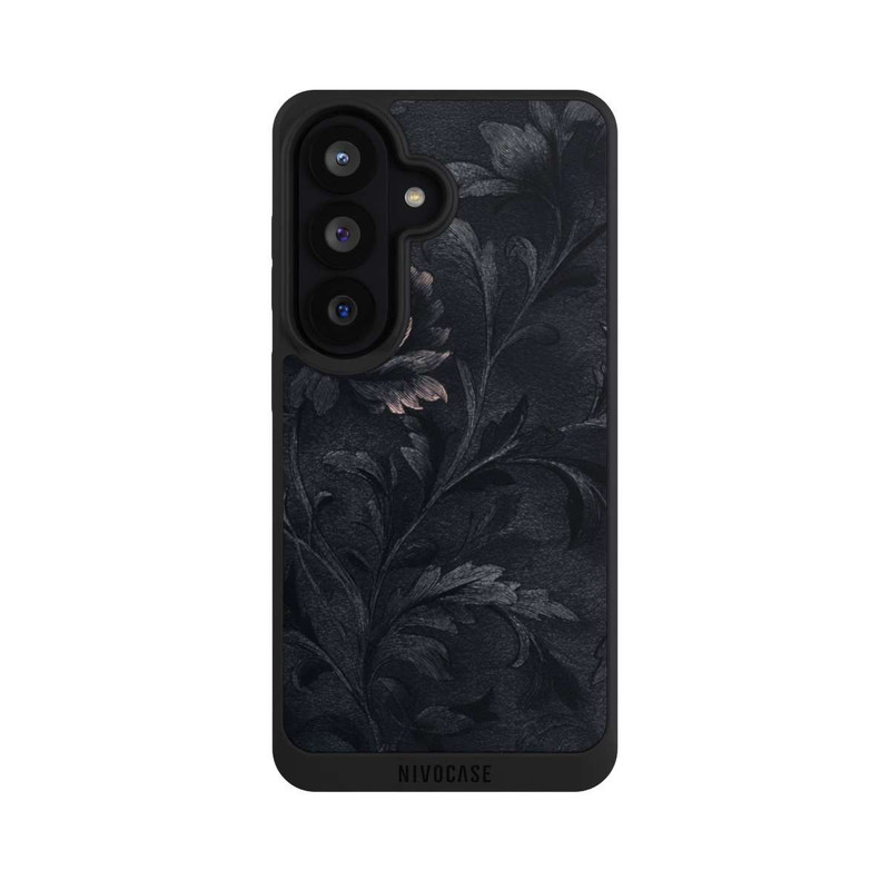 Galaxy S26 NIVOpure Dunkles Blumenmuster Vintage