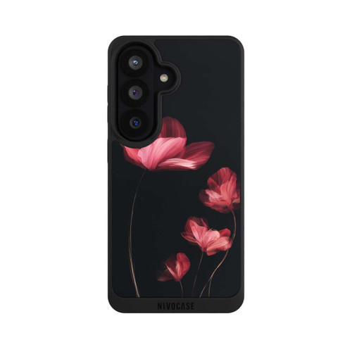 Samsung Galaxy S26 NIVOpure Burgunder Blüten schwarz