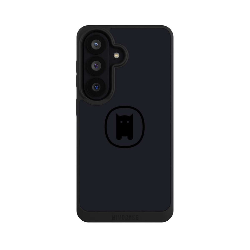 Galaxy S26 NIVOpure Nivocase Logo Gross Schwarz Grau 